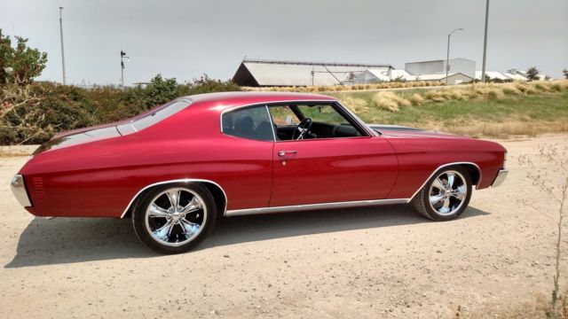 1971 Burgundy Chevrolet Chevelle Coupe