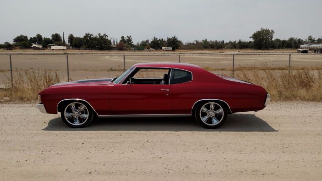 1971 Burgundy Chevrolet Chevelle Coupe