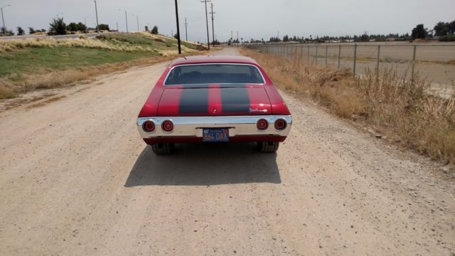 1971 Burgundy Chevrolet Chevelle Coupe