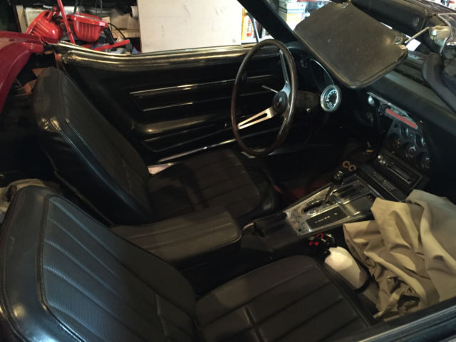 1968 Red Chevrolet Corvette Convertible