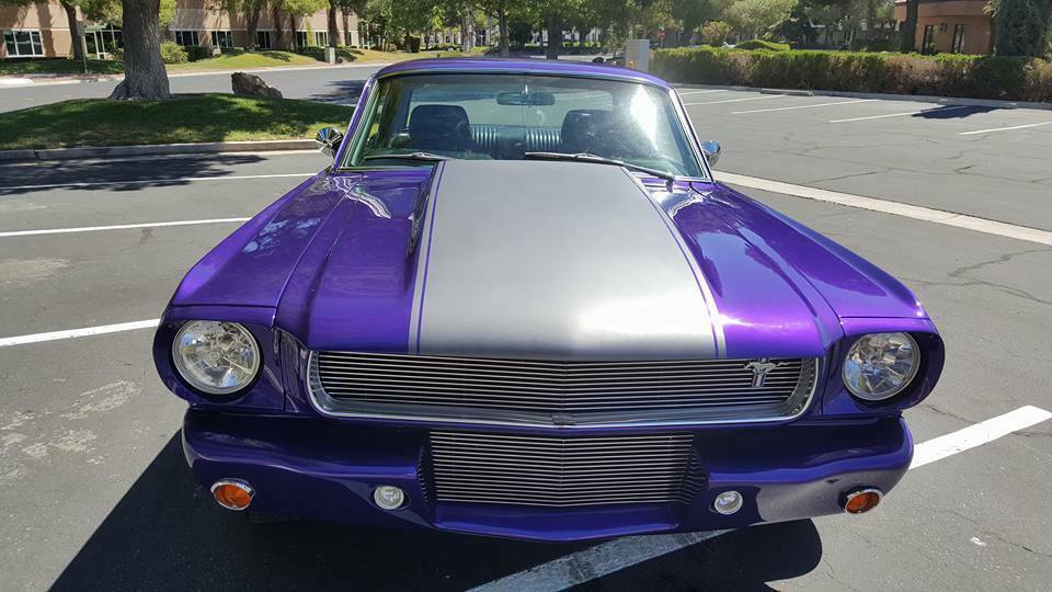 1965 Purple Ford Mustang Coupe