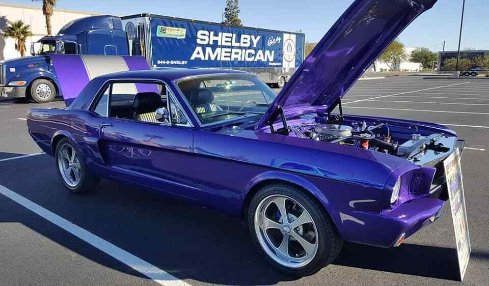 1965 Purple Ford Mustang Coupe