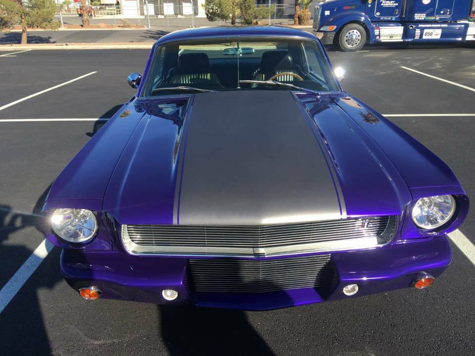 1965 Purple Ford Mustang Coupe
