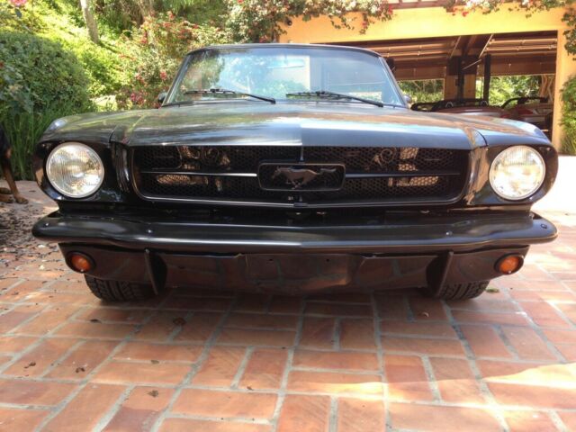 1965 Black Ford Mustang Convertible