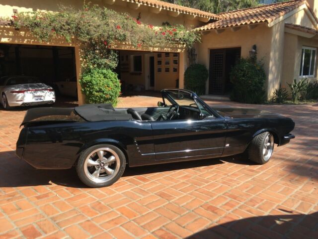 1965 Black Ford Mustang Convertible