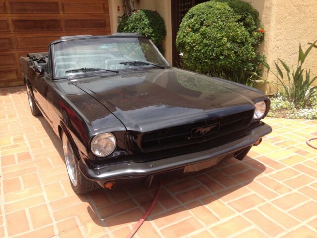 1965 Black Ford Mustang Convertible