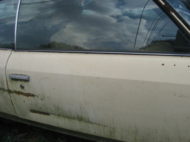1973 Cream Chevrolet Capriceold 2 door hardtop