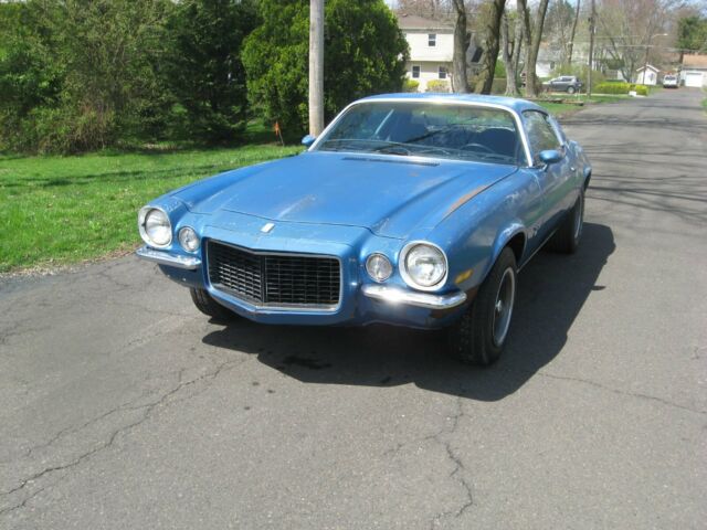 1972 Blue Chevrolet Camaro Coupe
