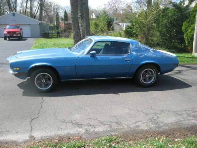 1972 Blue Chevrolet Camaro Coupe