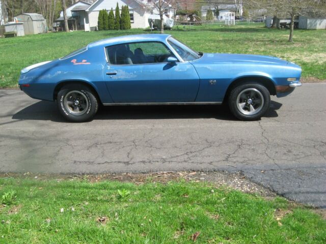 1972 Blue Chevrolet Camaro Coupe