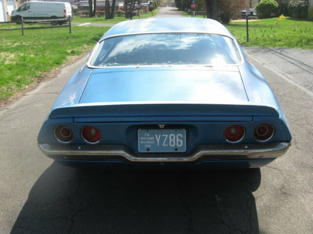 1972 Blue Chevrolet Camaro Coupe