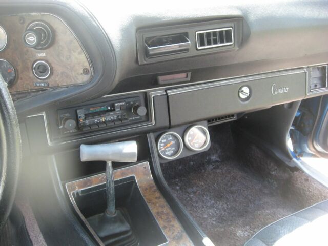 1972 Blue Chevrolet Camaro Coupe