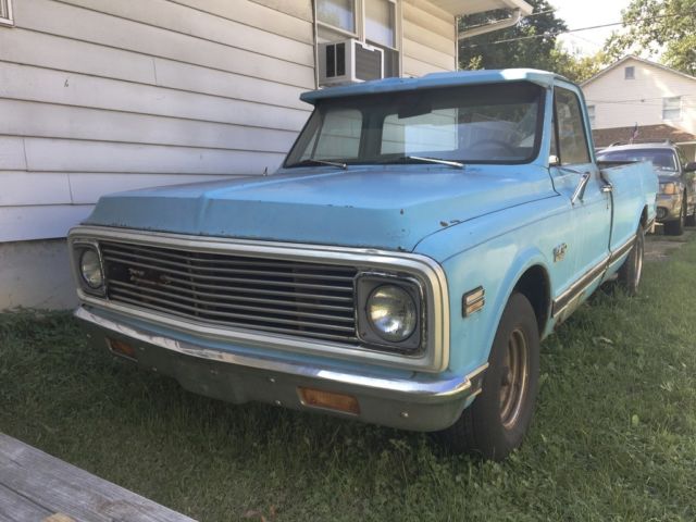 1972 Blue Chevrolet C-10 Truck