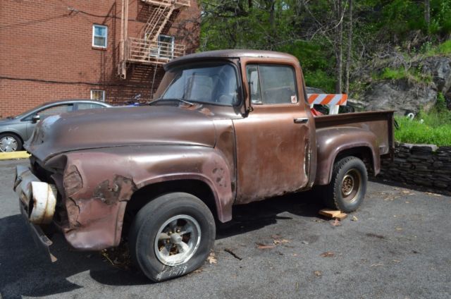 1956 Brown Ford F-100 Standard Cab Pickup