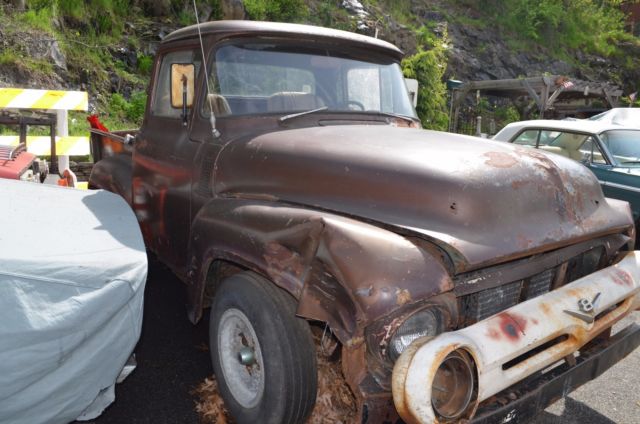 1956 Brown Ford F-100 Standard Cab Pickup