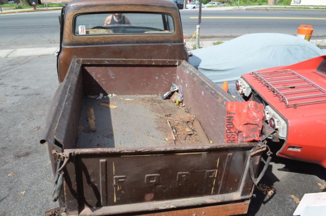 1956 Brown Ford F-100 Standard Cab Pickup