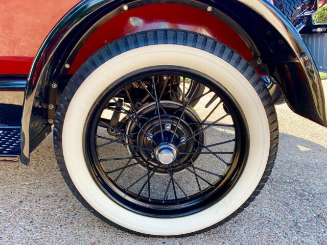 1926 Burgundy Ford Model T Coupe