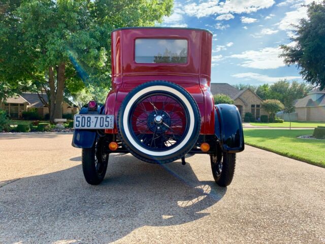 1926 Burgundy Ford Model T Coupe