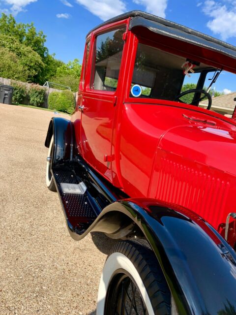 1926 Burgundy Ford Model T Coupe