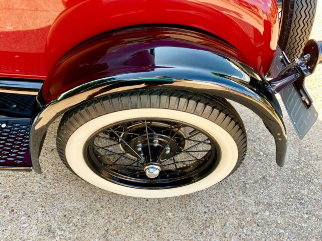 1926 Burgundy Ford Model T Coupe