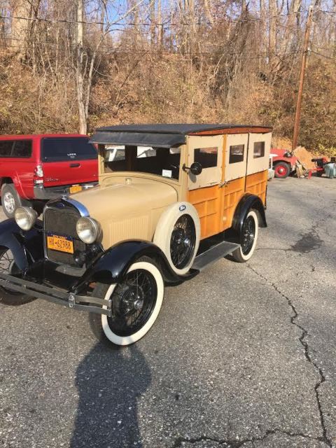 1929 Ford Model A woody