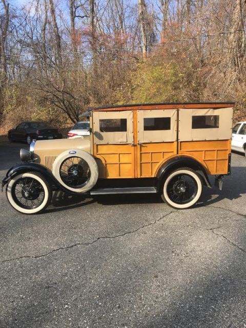 1929 Ford Model A woody