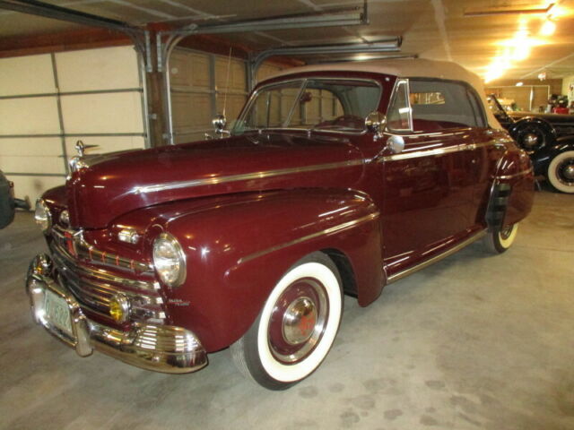 1946 Maroon Ford Ford Convertable Convertible