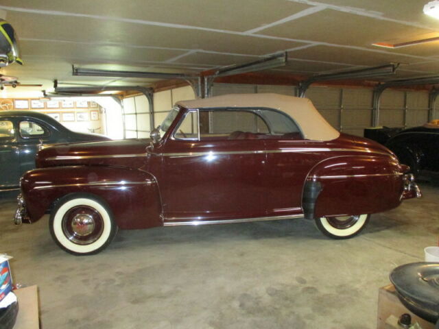 1946 Maroon Ford Ford Convertable Convertible