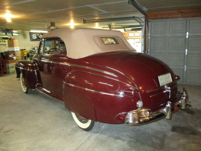 1946 Maroon Ford Ford Convertable Convertible