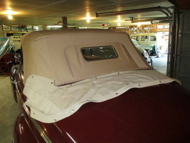 1946 Maroon Ford Ford Convertable Convertible