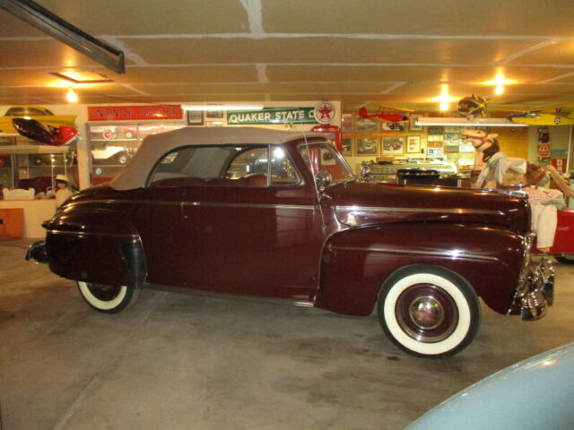 1946 Maroon Ford Ford Convertable Convertible