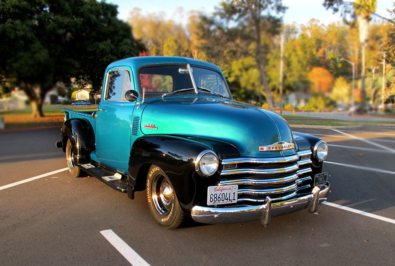 1953 Teal/black Chevrolet Other Pickups Standard Cab Pickup