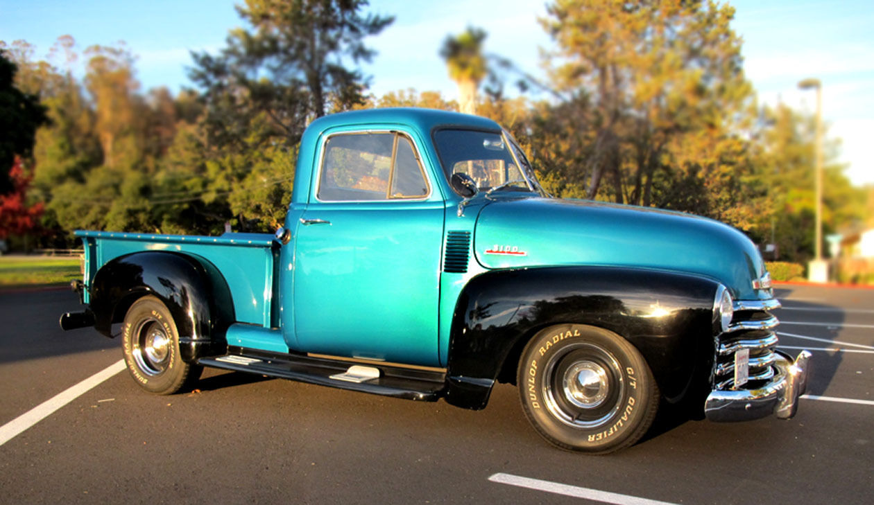1953 Teal/black Chevrolet Other Pickups Standard Cab Pickup