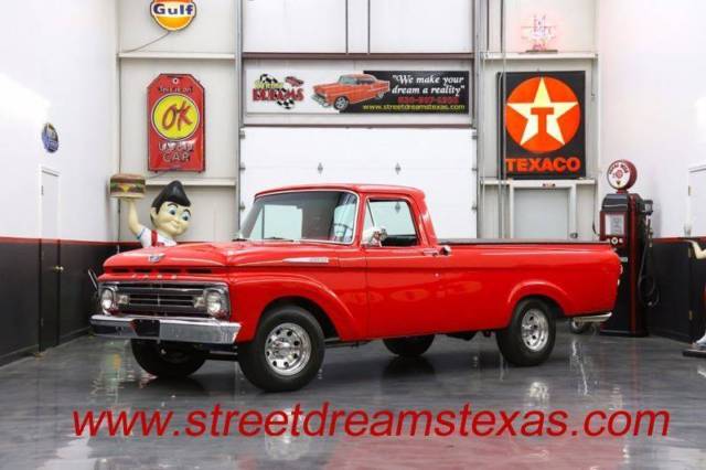 1962 Red Ford F-100 Pickup Truck