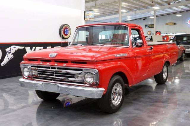 1962 Red Ford F-100 Pickup Truck