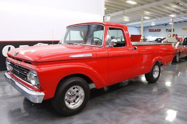 1962 Red Ford F-100 Pickup Truck