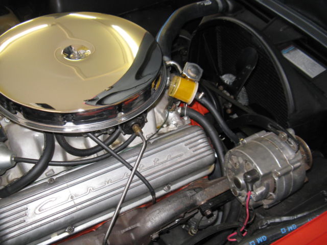 1963 Red Chevrolet Corvette Convertible