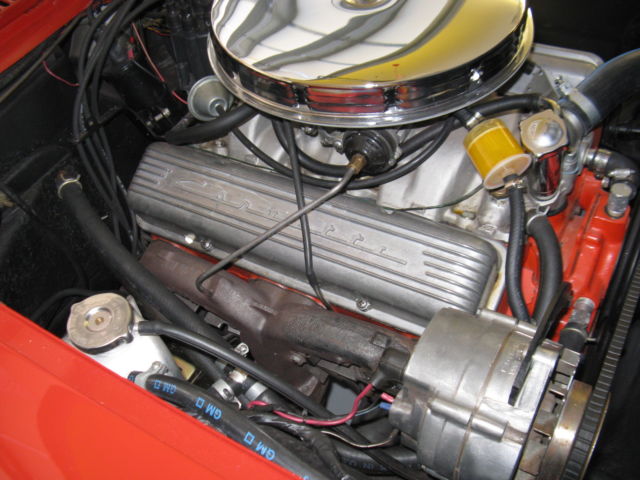 1963 Red Chevrolet Corvette Convertible