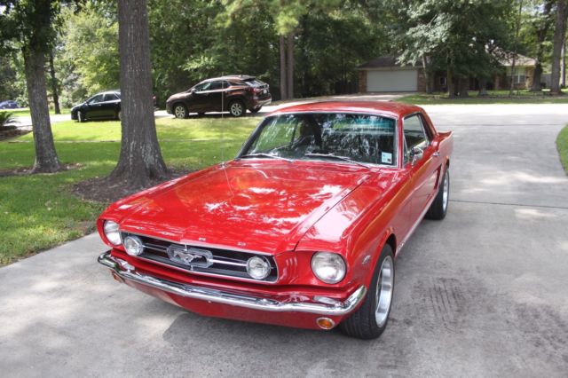 1965 Red Ford Mustang Coupe