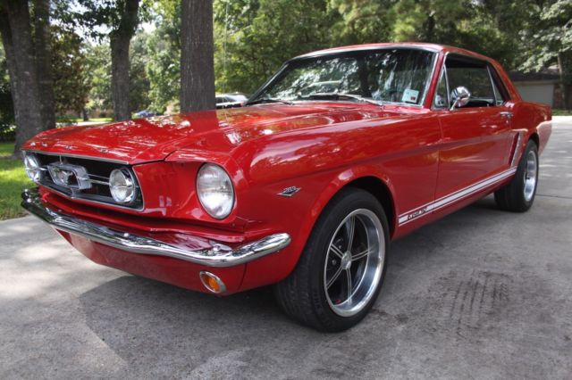 1965 Red Ford Mustang Coupe