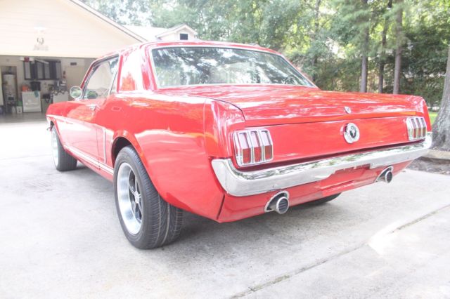 1965 Red Ford Mustang Coupe