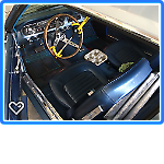1965 Sky blue Ford Mustang Sedan
