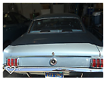 1965 Sky blue Ford Mustang Sedan