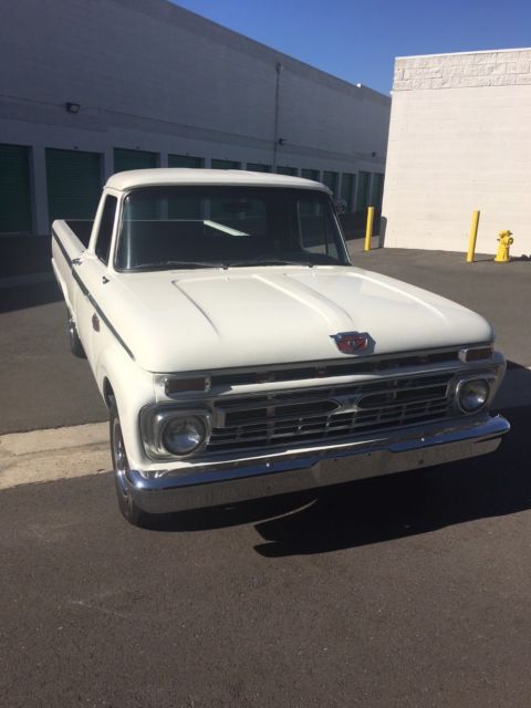 1966 Wimbledon White Ford F-250 Standard Cab Pickup