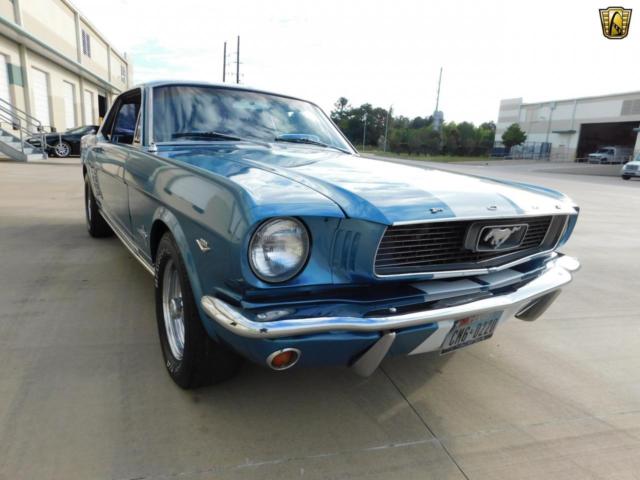 1966 Blue Ford Mustang