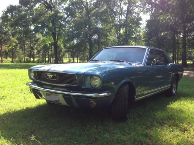 1966 Blue Ford Mustang