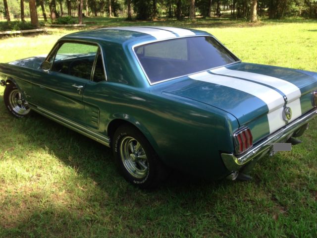 1966 Blue Ford Mustang