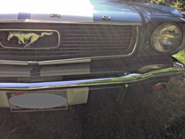 1966 Blue Ford Mustang