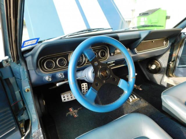 1966 Blue Ford Mustang