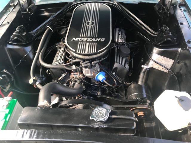 1966 Blue Ford Mustang